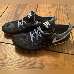 Nike Women’s Focus Flyknit Training Shoes Black, Cool Grey, White. Size 11